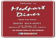 New MEDPORT DINER DINNER 03.2020 · 2020. 5. 29. · 3. RANCH AVOCADO BURGER Avocado, Ranch Dressing, Bacon, Lettuce and Tomato 4. MUSHROOM COMBO BURGER Shiitake, Portabella and Button