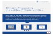 Elmech Pneumatic Industries Private Limited€¦ · We, the Elmech Pneumatic Industries are among leading manufacturer for various pneumatic products such as flow index apparatus,