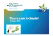 Actieplan Duurzaam Inclusief 2018 versie 2 februari...Opbouw 1. Duurzaam inclusief werken 2. Activiteiten duurzaam inclusief 2017=> 2018: • Wat doen we al (2017) • Waar gaan we
