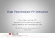 High Penetration PV Initiative - California€¦ · High Penetration PV Initiative Task 5: Solar Resource Data Collection and Forecasting uDeployment of Network of 70 Solar Irradiance