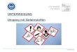 UNTERWEISUNG Umgang mit Gefahrstoffen€¦ · Universität Konstanz Thema des 3. Moduls : Gefährdungen beim Umgang mit Gefahrstoffen -Wirkungen von Gefahrstoffen - Gesundheitsgefahren