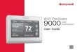 Wi-Fi Thermostat 9000 color - Forward Thinking · Welcome Congratulations on your purchase of a Honeywell Wi-Fi color touchscreen programmable thermostat. When registered to Honeywell’s