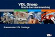 Kracht door samenwerking€¦ · shipping in- and external storage Main characteristics VDL Castings Heerlen . 30.1.2018 14 VDL Castings Heerlen Products 20-120 kg, (complex) cored