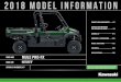 2018 MODEL INFORMATION - NZ€¦ · Kawasaki MULE side by sides are famous for their durability, and the MULE PRO-FX is no exception. Built to last, Kawasaki’s newest flagship MULE