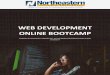 WEB DEVELOPMENT ONLINE BOOTCAMP€¦ · This bootcamp covers following web development areas: Web Fundamentals Interactive Websites Website Aesthetics Database Programming Programming
