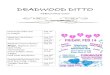 Deadwood Ditto February 2020 - Deadwood Trading Post · DEADWOOD DITTO FEBRUARY 2020 Food Coop Order Due by 5:00pm Feb. 9th Sunday Mapleton Food Share 10am-2pm Feb 13th Thursday,