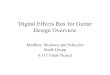 Digital Effects Box for Guitar Design Overviewweb.mit.edu/6.111/www/f2005/projects/skysg_Project_Design_Prese… · FFT Module • FFT module is defined by two parameters: sample