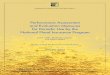 Performance Assessment and Evaluation Measures for ... · Performance Assessment and Evaluation Measures for Periodic Use by the NFIP ACKNOWLEDGEMENTS The authors are grateful to