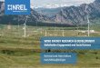 WIND ENERGY RESEARCH & DEVELOPMENT · 1 day ago  · Disseminating wind energy information and providing access to wind energy tools, maps, and other resources. Information, Tools,