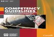 COMPETENCY GUIDELINES FOR RESPONDERS TO INCIDENTS OF ... · Your valuable contribution helped us prepare this edition of the Competency Guidelines, which is now available to the general