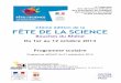 23ème édition de la FÊTE DE LA SCIENCE · Proposé par : LA FONDATION VASARELY Partenaire: ACAM (Association de cristallographie d’Aix-Marseille) Thématiques : Arts et sciences
