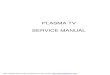 Plasma Service Manual-23.10.2003€¦ · PLASMA TV SERVICE MANUAL PDF created with FinePrint pdfFactory trial version