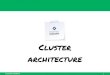 Cluster architecture · MR (v2) Architecture 7 client node resource manager node other node manager nodes client JVM task JVM MR program job ResourceManager HDFS YARN NodeManager