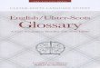 ENGLISH / ULSTER-SCOTS GLOSSA · PDF file The Ulster-Scots spellings given in this glossary are those agreed by the Spelling Standardisation Committee of the Ulster-Scots Academy Implementation