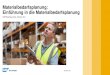 Materialbedarfsplanung: Einführung in ... - SAP Business One€¦ · Das MRP-Ergebnis umfasst vier Elemente: Anfangsbestand, Zugang, Bedarf und Endbestand. ... SAP und andere in
