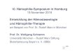 10. Hämophilie-Symposium in Homburg 19.November 2016 ... · infected plasmapheresis donor Number of suspected cases HCV The effect of HCV NAT introduction in Germany shows up in