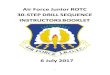 Air Force Junior ROTC 30-STEP DRILL SEQUENCE · PDF file Air Force Junior ROTC 30-STEP DRILL SEQUENCE INSTRUCTORS BOOKLET. 6 July 2017 . 2 . INTRODUCTION TO DRILL AND CEREMONIES. Drill