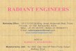 RADIANT ENGINEERS3.imimg.com/data3/PN/SA/MY-5931752/radiant-engineers.pdf · OUR SERVICES: v HVAC (Heating Ventilation & Air- Conditioning): q Heat/Cooling load calculations. q Centralized