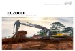 Volvo Brochure Crawler Excavator EC200D Spanish LAM · La excavadora de orugas Volvo ofrece la combinación perfecta de potencia y confiabilidad para alcanzar una eficiencia de combustible