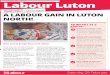 labourluton.org.uk · FAREWELL TO JEREMY... Many of you will agree that it is sad that Jeremy Corbyn decided to stand down as leader ofthe Labour Party following the dreadful national