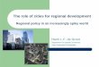 The role of cities for regional development€¦ · – Industry, age, work location (NUTS 3) – Extra information on job type and education Regional aggregations – NUTS 3 and