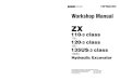 HITACHI ZAXIS ZX 135USK-3 EXCAVATOR Service Repair Manual