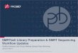 SMRTbell Library Preparation & SMRT Sequencing Workflow ...€¦ · -KAPA HiFi HotStart Uracil+ PCR Kit from Kapa Biosystems (Kit Codes KK2801 or KK2802)-Primers for 1st and 2nd PCR: