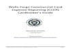 Wells Fargo Commercial Card Expense Reporting (CCER ... · 08.08.2016  · CCER Cardholder’s thGuide.doc, Updated August 8 , 2016 Page 16 d. Tap the camera icon to take a picture