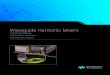 Waveguide Harmonic Mixers - Keysight · PDF file *Harmonic 6 is used from 60 to 78 GHz and harmonic 8 is used above 77.5 GHz Figure 3. Keysight M1970E conversion efficiency versus