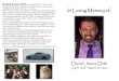 Daniel James Orth - meaningfulfunerals.net€¦ · Daniel James Orth was Born July 5, 1983 in Mo-bridge, SD. He was baptized as a child of God, studied and confirmed his faith in