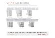 WIRE LOCKERS - Mr WIRE LOCKERS ¢â‚¬¢ Wire lockers are manufactured with 7mm wire frames. ¢â‚¬¢ Cladding