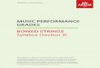 ABRSM Music Performance Grades...of the exam. For Performance Grades, candidates are asked to present four pieces at each grade. ABRSM Performance Grades draw on the same repertoire