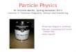 Particle Physicsvjm/Lectures/SH_IM_Particle...The Feynman Rules Each part of the feynman diagram has a function associated with it. Multiply all parts together to get a term in the