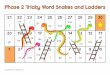 Tricky word snakes and ladders games · Title: Tricky word snakes and ladders games Author: Samuel Created Date: 7/9/2012 2:38:35 PM