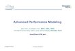 Advanced Performance Modeling · apm@hpcrd.lbl.gov PI meeting, 9/16/2014 1 Advanced Performance Modeling Alex Sim, W. Wiliam Yoo, SDM, CRD, LBNL Constantine Dovrolis, Danny Lee, Kamal