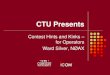 CTU Presents - Contest University · PDF file 5/3/2018  · Contest Hints and Kinks – for Operators Ward Silver, NØAX Provide tips, suggestions, and guidelines Give you ideas for