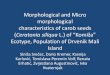 New Morphological and Micro morphological characteristics of … · 2015. 9. 15. · Except our microphotograph of carob seed anatomy, there isn’t any other microphotograph of anatomy