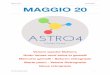 ASTRO4 maggio 20 - matteopavesi.it · Matteo Pavesi 27 aprile 2020 MESE MAGGIO 2020 Il mese di maggio vede dei cambiamenti celesti molto signiﬁcativi, non solo perché alcuni pianeti