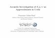 Acoustic Investigation of /l, j, v/ as Approximants in Urdu investigation of l,j,v as... · Acoustic Investigation of /l, j, v/ as Approximants in Urdu Centerfor Language Engineering