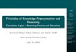 Principles of Knowledge Representation and Reasoningki/teaching/ss08/krr/...Principles of Knowledge Representation and Reasoning Description Logics { Reasoning Services and Reductions