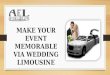 Make Your Event Memorable Via Wedding Limousine
