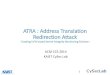 ATRA : Address Translation Redirection AttackATRA : Address Translation Redirection Attack - Evading H/W based Kernel Integrity Monitoring Scheme - ACM CCS 2014 KAIST CySec Lab 1 Hi,
