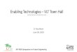 Enabling Technologies VLT Town Hallfirefusionpower.org/SOFE2019_Enabling_Technology_Youchison.pdf · 28th IEEE Symposium on Fusion Engineering Enabling Technologies –VLT Town Hall