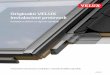 Originalni VELUX instalacioni proizvodi · Izuzetna izolacija od sunđerastog materijala A Jednostavno sastavljanje termoizolacionog okvira A Savršeno prijanjanje uz okvir prozora