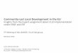 Community-Led Local Development in the EUenrd.ec.europa.eu/sites/enrd/files/leader-sub... · Lokalna Grupa Działania(Poland) ADAE MAR / RURAL 2020 (Portugal) Tailored territories