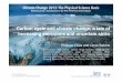 Carbon cycle and climate change, a tale of increasing ... · Global Carbon Budget Since 1750, human activities have emitted 555 ± 85 PgC from fossil fuel burning and land use change