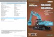 STANDARD EQUIPMENT Hydraulic Excavators · Note: Standard and optional equipment may vary. Consult your KOBELCO dealer for specifics. Complies with the latest exhaust emission regulations