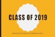 Class of 2019 - Kennewick School District · 2019. 5. 3. · BACCALAUREATE The Baccalaureate ceremony is a non-denominational celebration of faith & the 2019 Southridge graduates
