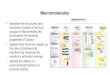 Macromolecules - Mr. Meagher's Science · Macromolecules The four major groups of macromolecules found in living things are carbohydrates, lipids, nucleic acids, and proteins. Monomers