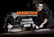WORLD LEADER IN POWER CARVING · carving attachments, Arbortech is now introducin a complete power tool solution to our selection of products At the heart of the Power Carving Range